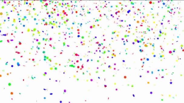 Confetti colorati — Video Stock