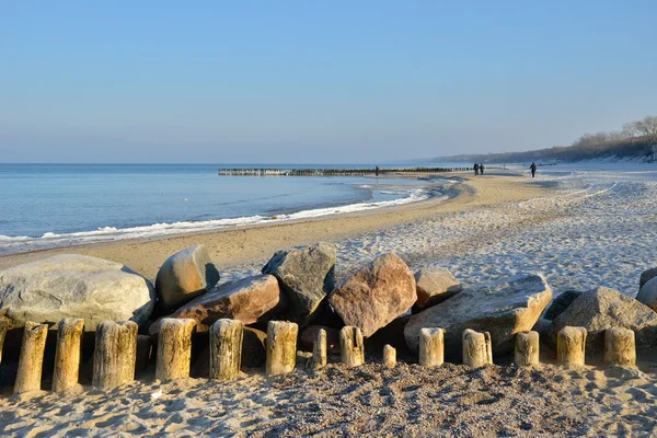 Morze Bałtyckie zimą — Zdjęcie stockowe