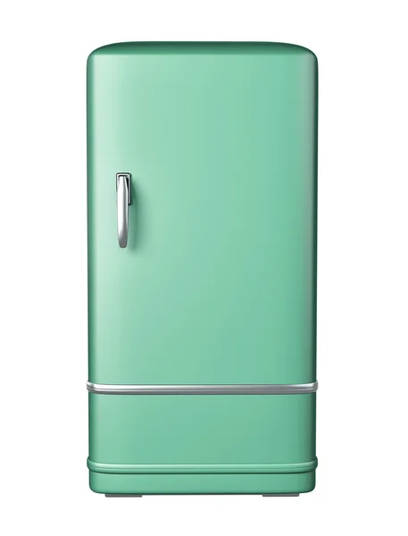 Ретро холодильник — стокове фото