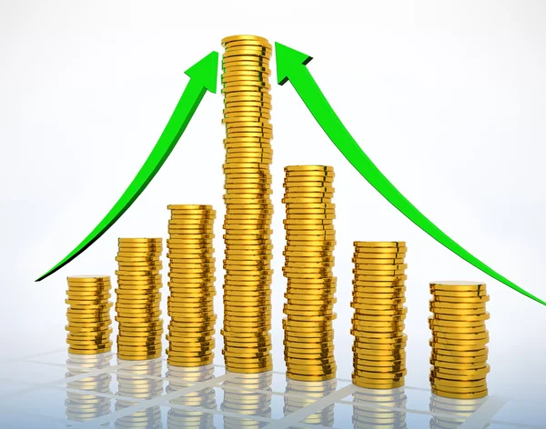 Financial growth — Stock Photo, Image