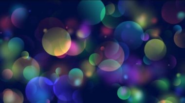 Altın bokeh animasyon