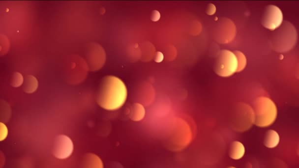 Rotes Bokeh — Stockvideo