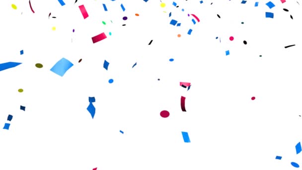 Confetti multicolori — Video Stock