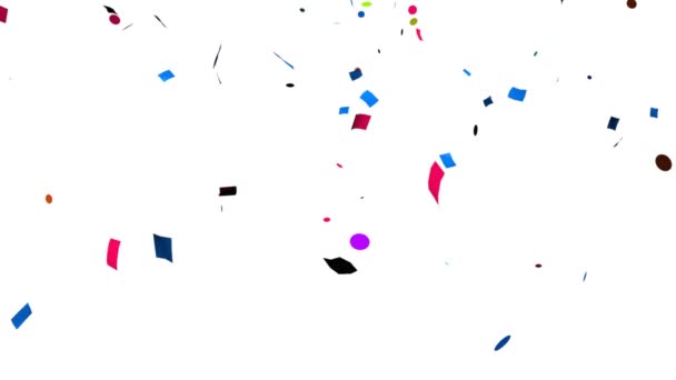 Confetti multicolori — Video Stock