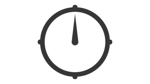 Reloj con intervalo — Vídeos de Stock