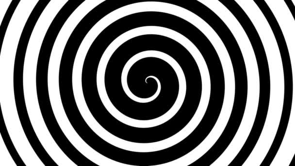 Гипнотическая спираль — стоковое видео