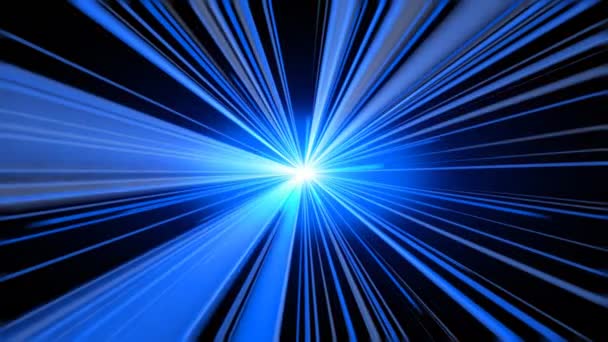 rayures de lumière bleue