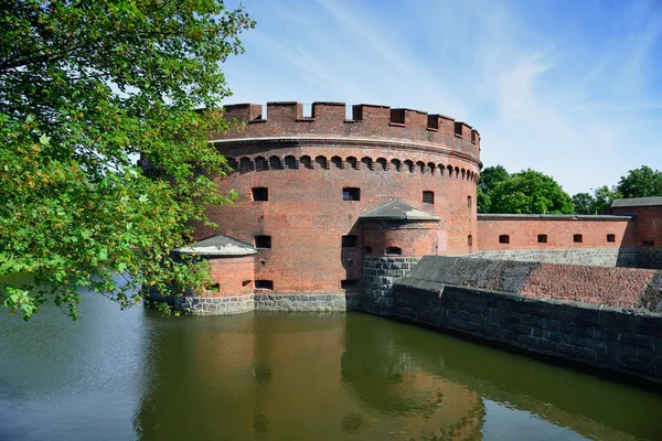 Torre difensiva Dona. Kaliningrad — Foto Stock