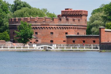 Defensive tower Dona. Kaliningrad clipart