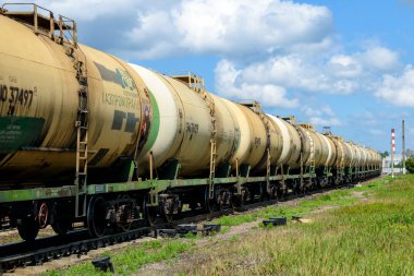 Demiryolu tank arabalar
