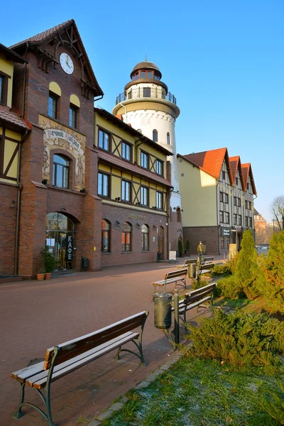 Centro etnografico e commerciale. Kaliningrad — Foto Stock