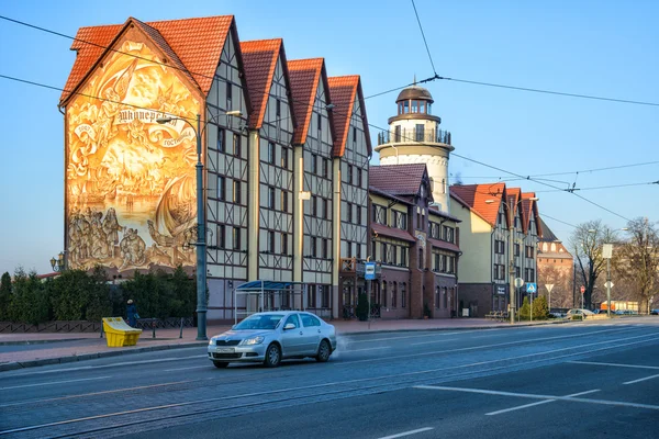 Etnografiska och trade center. Kaliningrad — Stockfoto