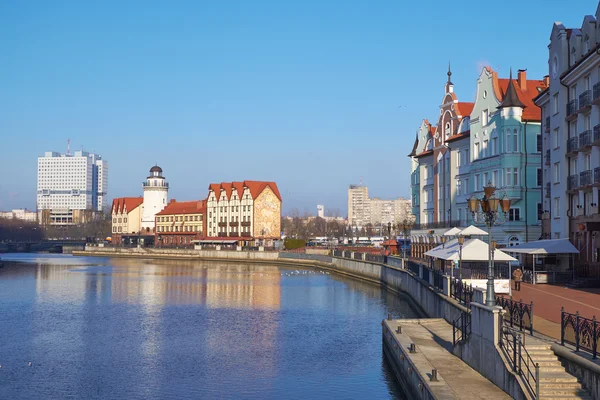 "Fiskeby ". Kaliningrad — Stockfoto