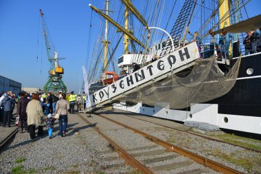 Balıkçı limanı Kruzenshtern.