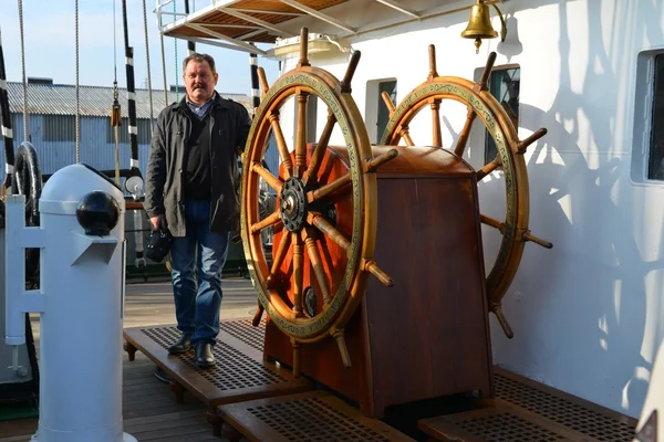 Kruzenshtern ex Pádua, no porto de pesca. Kaliningrado — Fotografia de Stock