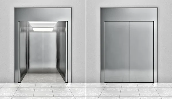 Moderno conjunto de elevador — Fotografia de Stock