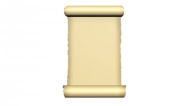 Eski kağıt kaydırma animasyon