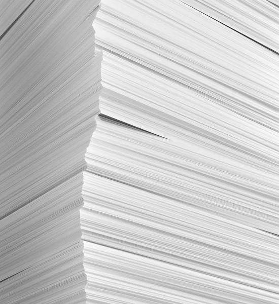 Stack of papers on whole background — Stock Photo, Image