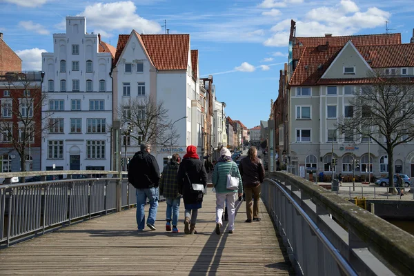 Oude stad van Lübeck. Duitsland — Stockfoto