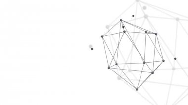 Soyut geometrik poligonal yapı