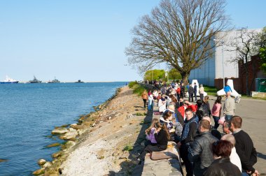Zafer Bayramı 70 yaşını kutluyor. Baltiysk, Rusya Federasyonu