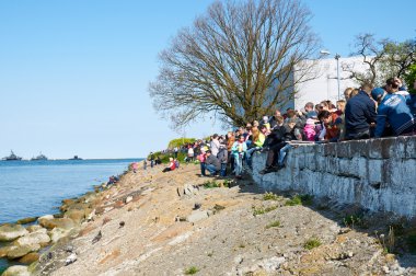 Zafer Bayramı 70 yaşını kutluyor. Baltiysk, Rusya Federasyonu