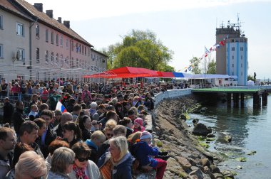 Zafer Bayramı 70 yaşını kutluyor. Baltiysk, Rusya Federasyonu