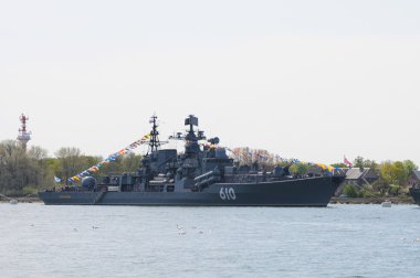 Zafer Bayramı 70 yaşını kutluyor. Baltiysk, Rusya Federasyonu