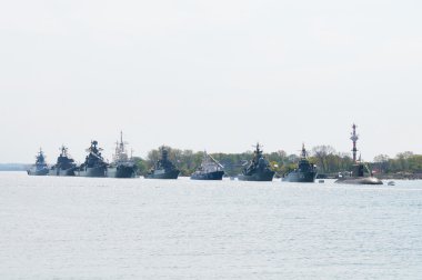 Zafer Bayramı 70 yaşını kutluyor. Baltiysk, Rusya Federasyonu