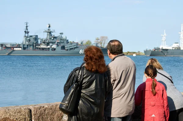 Fira 70-årsdagen av Victory dag. Baltijsk, Ryssland — Stockfoto