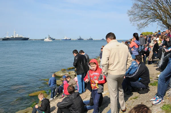 Fira 70-årsdagen av Victory dag. Baltijsk, Ryssland — Stockfoto