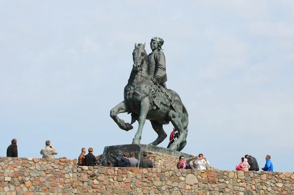 Celebrating the 70th anniversary of the Victory Day. Baltiysk, Russia — Stock Photo, Image