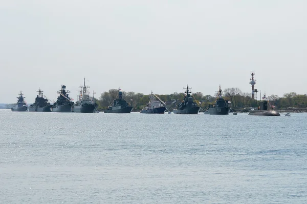 Zafer Bayramı 70 yaşını kutluyor. Baltiysk, Rusya Federasyonu — Stok fotoğraf