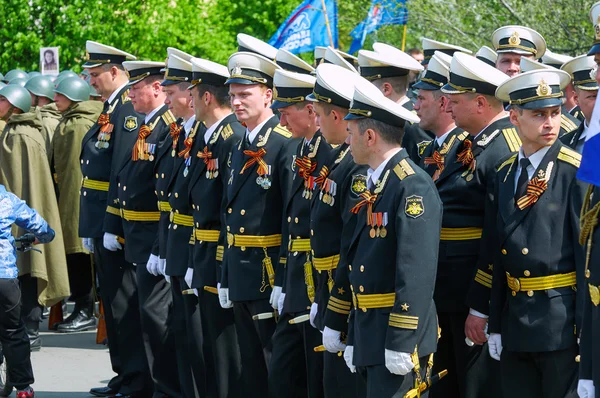 Celebrating the 70th anniversary of the Victory Day. Baltiysk, Russia — Stock Photo, Image