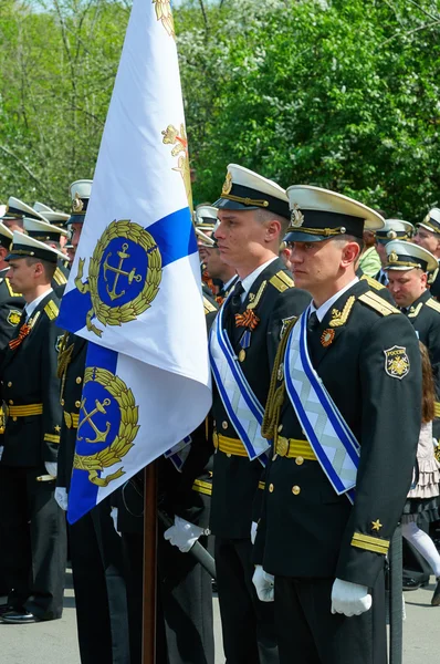 A győzelem napja a jubileumát ünnepli. Baltiysk, Oroszország — Stock Fotó