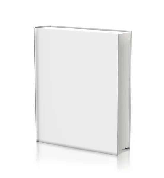 Libro bianco bianco copertina rigida — Foto Stock