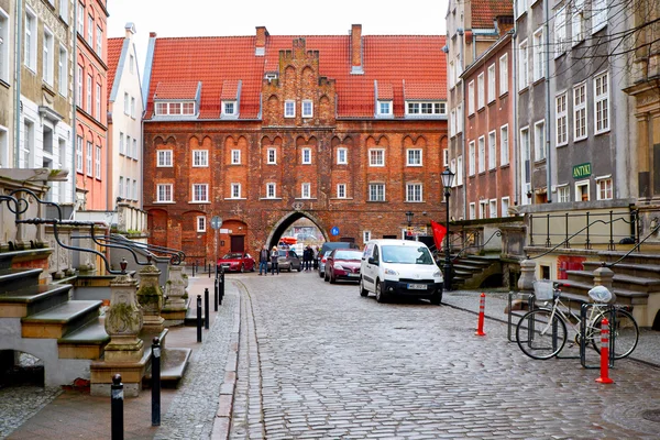 Calles del centro histórico. Gdansk. —  Fotos de Stock