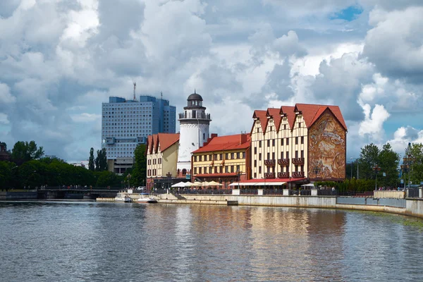 Etnografické a obchodní centrum. Kaliningrad — Stock fotografie