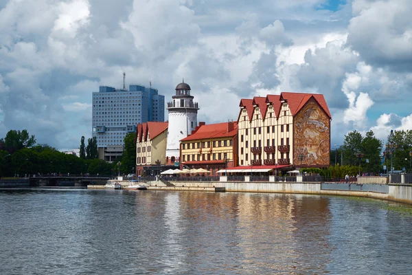 Centro etnografico e commerciale. Kaliningrad — Foto Stock