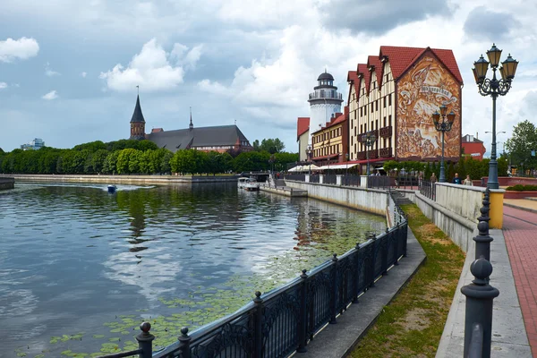 Centro etnografico e commerciale. Kaliningrad — Foto Stock