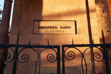 Tomb of the philosopher Immanuel Kant. Kaliningrad