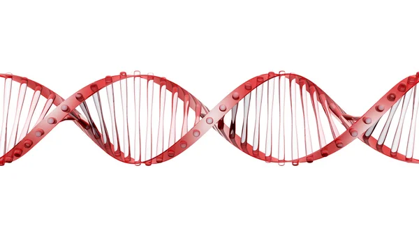 Glass DNA strand — Stock Photo, Image