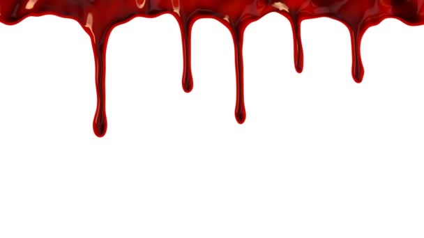 Gocciolamento di sangue — Video Stock