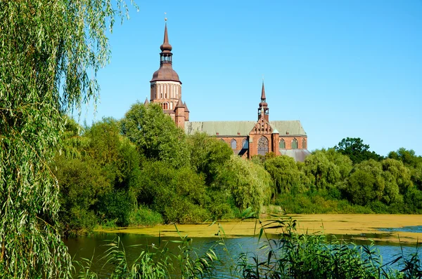 Iglesia de Santa María en Stralsund. Alemania — Foto de Stock