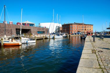 Tarihi merkezi sokaklarında. Stralsund