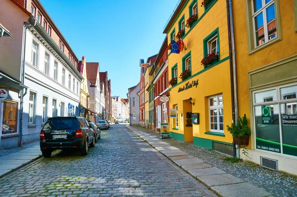 Calles del centro histórico. Stralsund —  Fotos de Stock