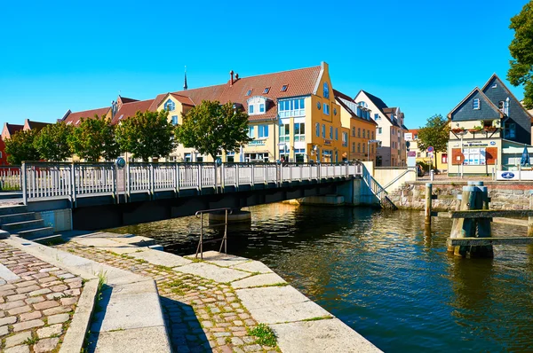 Tarihi merkezi sokaklarında. Stralsund — Stok fotoğraf