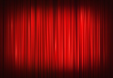 Kırmızı sahne perdesi