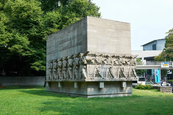 Monumento a los soldados muertos durante la Primera Guerra Mundial. Hamburgo —  Fotos de Stock