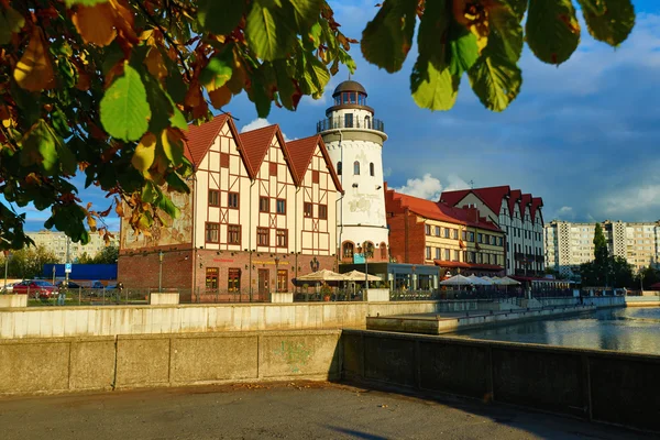 Centro etnográfico y comercial. Kaliningrado — Foto de Stock